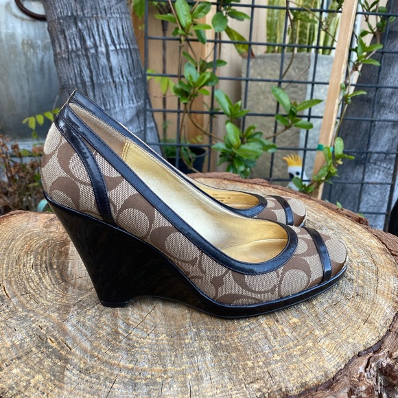 COACH KERRYANN | WOMEN | BROWN | WEDGE - Picture 3 of 8